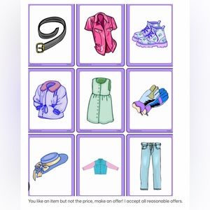 You like an item but not the price, make an offer!